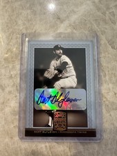 2005 Donruss Greats Gold Holofoil Signatures Bert Blyleven #5 Auto HOF Card