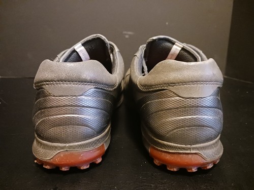 ECCO Biom Natural Motion Hydromax Golf Shoes Gray Mens 10 US 44 EU Yak Leather - Picture 6 of 15