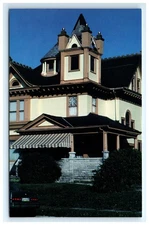 Postcard Joseph Long House Portland Indiana Queen Anne Architecture UNP