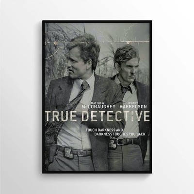 True Detective Matthew McConaughey Woody Harrelson HBO Series Poster