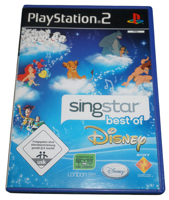 SingStar Best of Disney (PS2) Komplett, mit Anleitungen. (Disc-Sehr gut)