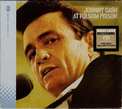 JOHNNY CASH - At folsom prison SACD 1999 - EUROPE Acoustic SUPER AUDIO CD! RAR!