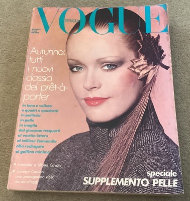 Vogue Italia September 1979-2 Kim Harris By David Bailey No.347