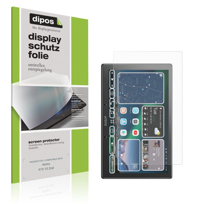 2x Schutzfolie matt für Atoto X10 10 Zoll Displayschutzfolie Folie Display