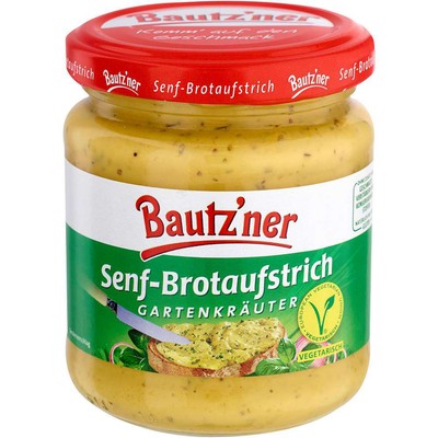 Bautzner Senf Brotaufstrich Gartenkräuter 200ml