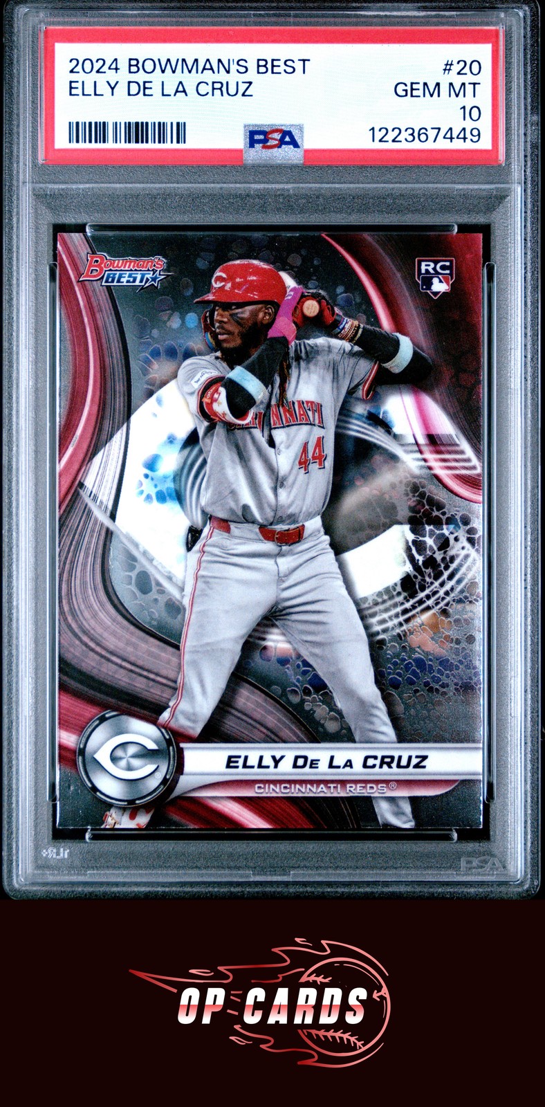 Elly De La Cruz 2024 Bowman'S Best #20 PSA 10