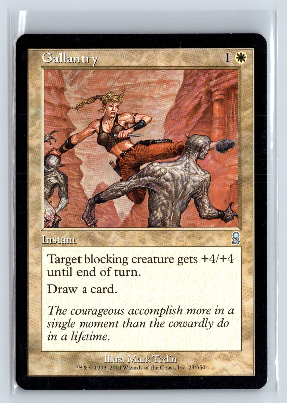 (2x) GALLANTRY - Odyssey – MTG Magic the Gathering Card - Uncommon