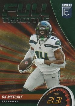 2022 Donruss Elite - Full Throttle Green #FT20 DK Metcalf