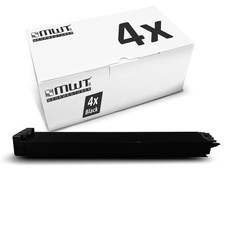 4x Toner Black replaces Sharp MX-31 GTBA