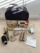 Shark FlexStyle 5-in-1 Travel Set 30/40mm Ceramic 1400W Gold/White