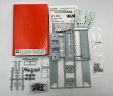 Ho Scale Train Detail Associates ACF 2970 Covered Hopper #240 Undecorated