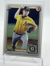 2020 Bowman Gus Varland 1st Bowman Athletics Baseball