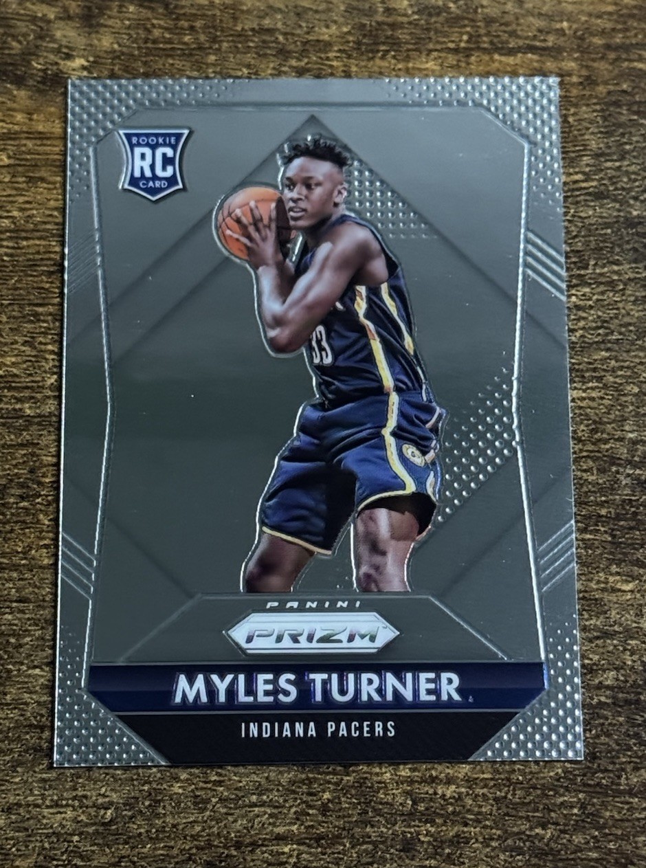2015-16 Panini Prizm #340 Myles Turner Pacers Rookie RC Quantity Free Shipping