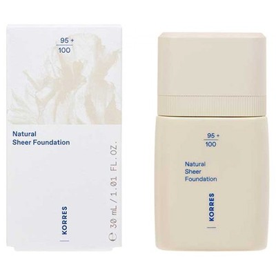 Korres Natural Sheer Foundation 30 ml wurde entwickelt, um eine natürlich strahl