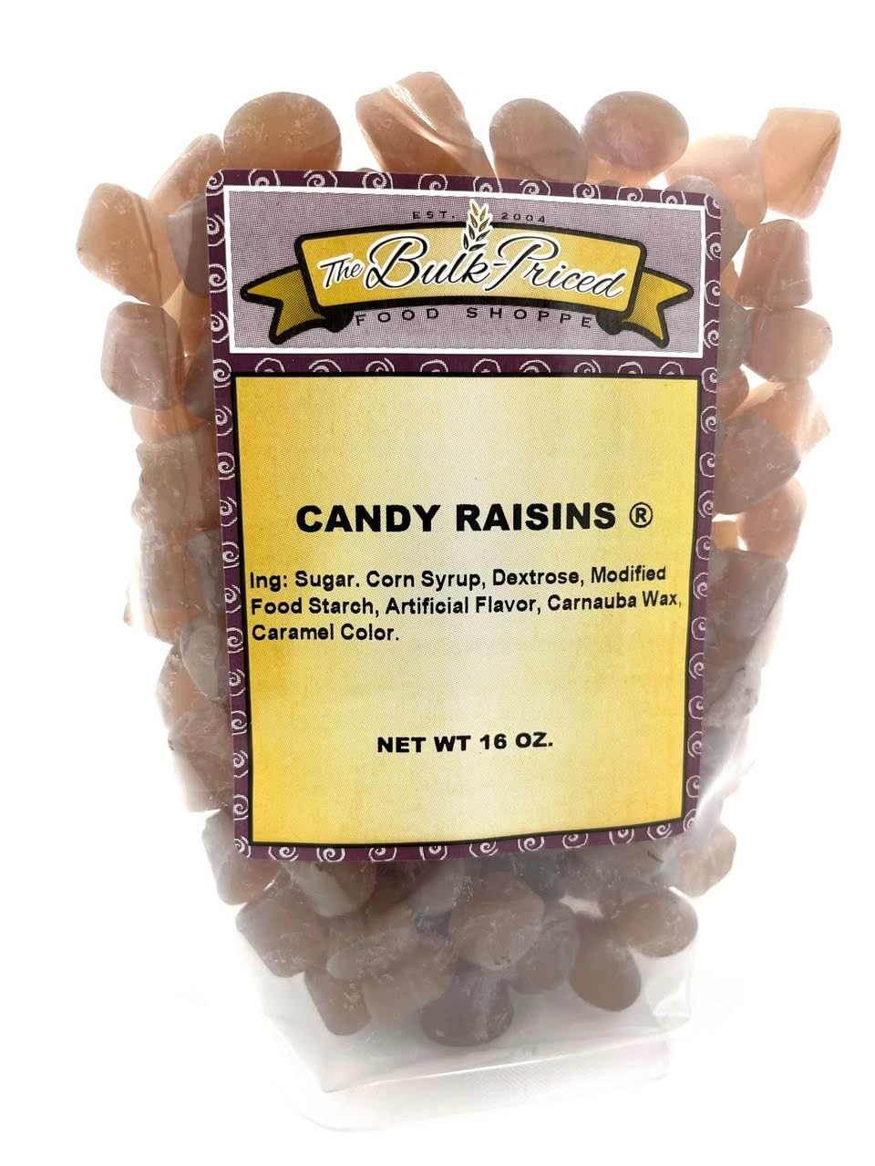 Candy Raisins Bulk Size (1 lb. Resealable Zip Lock Stand Up Bag) | eBay