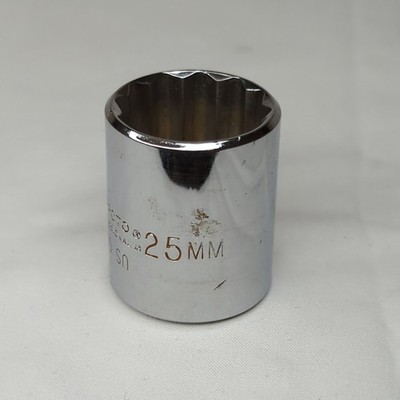 Proto Size 25mm Metric 1/2'' Drive 12 Point 5425M Socket USA