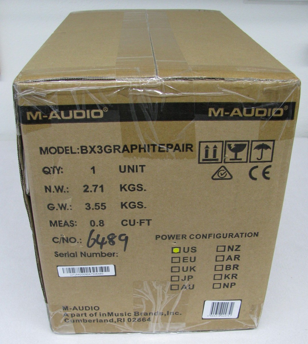 M-Audio BX3 Graphite 3.5
