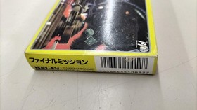NATSUME Final Mission Famicom Game Used Box Damage Key Words