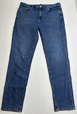 Outerknown Sea Jeans Mens 34 x 32 Straight Blue Cotton Denim Drifter Taper EUC