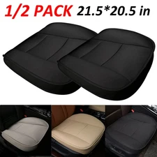 PU Leather Car Front Cover Cushion Seat Protector Half Full Surround Universal