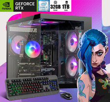 Custom Build ARGB Desktop i7 PC 32GB RAM 1TB SSD RTX 3060 Ti Win11 GAMING READY