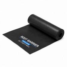 BULK 18" x 50' Root Barrier Fabric Roll | 30 Mil HDPE - Sandbaggy
