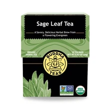 Organic Caffeine Free Sage Leaf Tea 18 Count Bleach Free Tea Bags