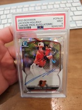 2023 Bowman Chrome Jackson Holliday Prospect Auto Atomic Refractor /100 PSA 9