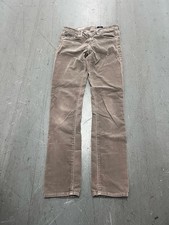 Adriano Goldschmied AG The Stevie Womens 26R Tan Corduroy Slim Straight Pants