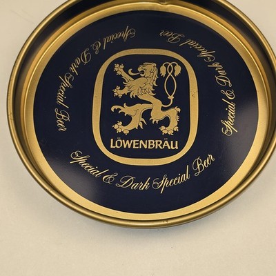 Lowenbrau German Beer Serving Tray, Special & Dark Special Beer, Vintage