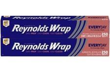 Reynolds Wrap Aluminum Foil, 12" x 83.33 yd, 2-count, 500 sq ft total