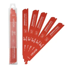 Reciprocating Saw Blades,25 Pack,14/18 TPI Bi-Metal Reciprocating Saw Blade Set