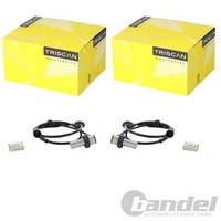2X Triscan ABS-SENSOR Raddrehzahl Vorne Passend FüR Land Rover Freelander