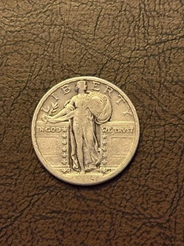 🔥1924-D Standing Liberty Quarter, NICE TYPE COIN, Lower Mintage, BID TO WIN!🔥