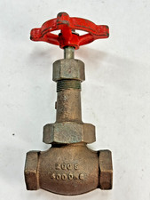 STOCKHAM B-61 Bronze Globe Valve 1/2" NPT 200-S / 400-WOG, Union Bonnet *VARNISH