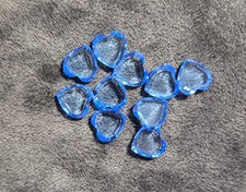 24 pcs Swarovski Crystal Sapphire 6225 Heart Stone 10 mm