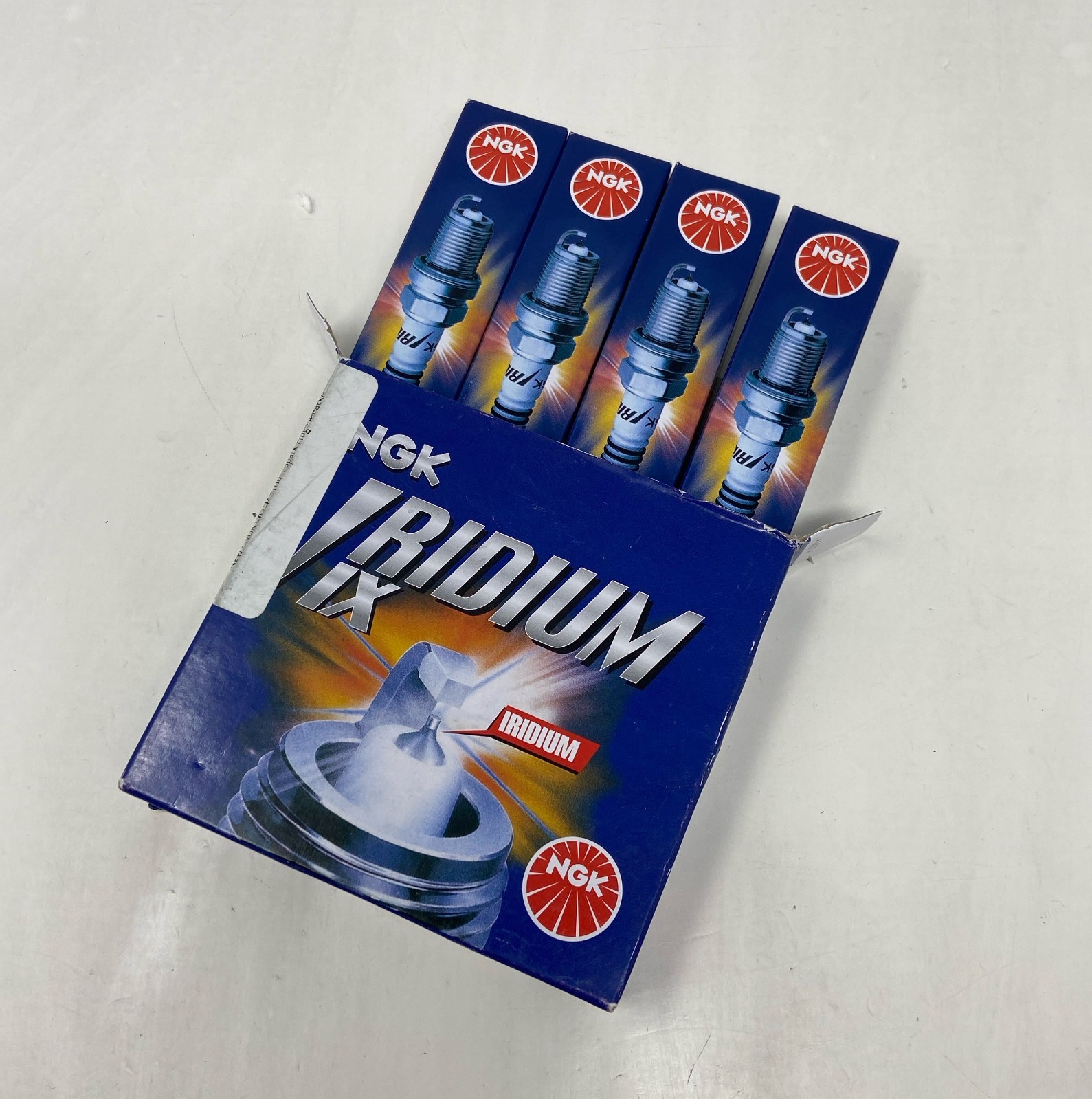 NGK Iridium IX Spark Plugs CR9EIX Stock 3521 4-Pack, Silver, 10mm Thread