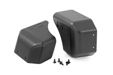 Rough Country 1047 Stubby Bumper End Caps Black For 07-18 Jeep Wrangler Jk