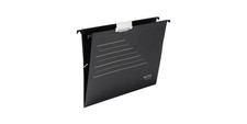 Leitz Hängemappe ALPHA® Recycle DIN A4 275g/m² Karton 100 % recycelt schwarz