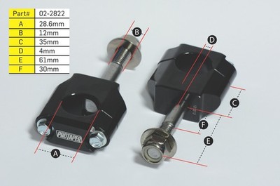 ProTaper 022822 ProTaper Universal Black Rubber Mount