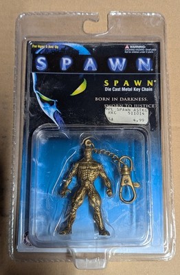 Spawn Movie Die Cast Metal Key Chain - McFarlane Toys 1997