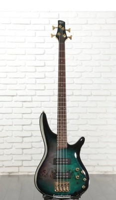 Ibanez SR Electric Bass Guitar 4 String Solid Body Green Right