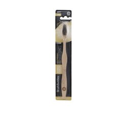 Brush Buddies Bamboo Charcoal Soft Toothbrush Eco-Friendly Nylon Soft Bristles