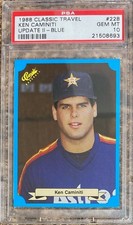 1988 Classic Travel Update II Blue Ken Caminiti #228 PSA 10 Gem Mint Astros RC 