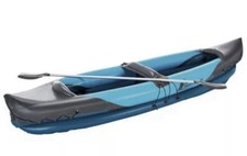Crivit Heavy Duty Inflatable 2 Persons Kayak With Footrest Removable Front Rear