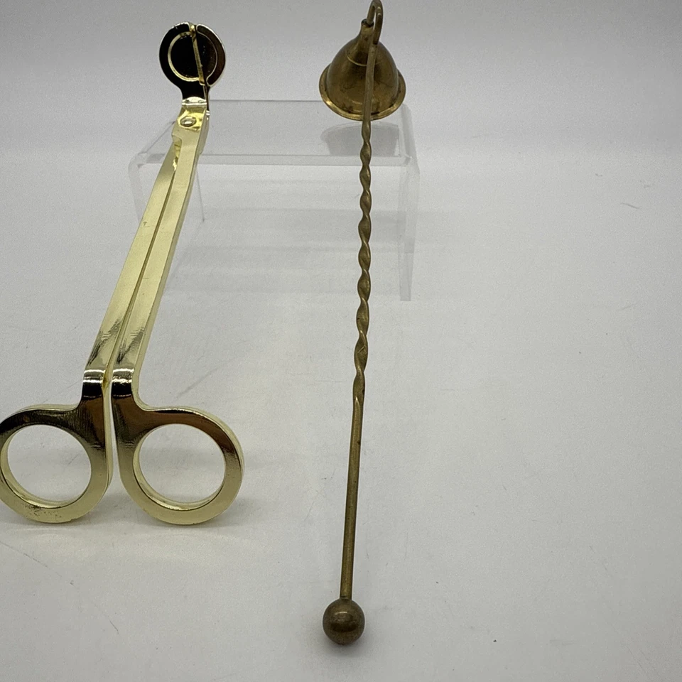 Recortadora de mecha de colores para velas y campana extintora de velas de latón Foto 3 de 4