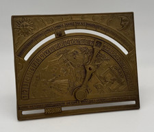 Ewiger Jahreskalender aus Messing (Spache: Latein)  *VINTAGE,sehr seltenen 