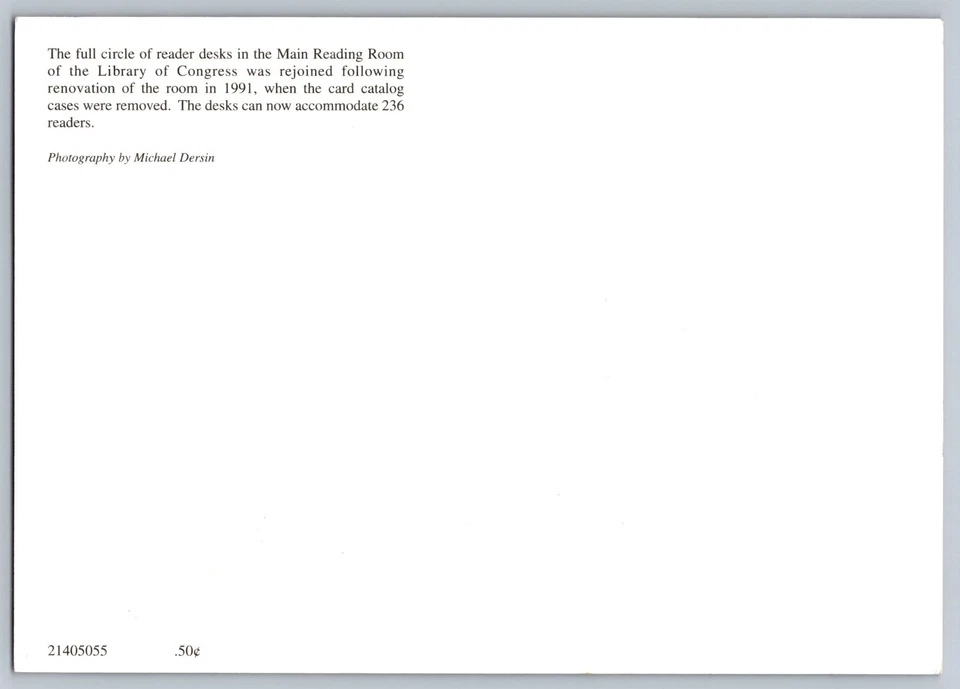 #3394 Library of Congress FDC Maxi Card - Image 2 of 2