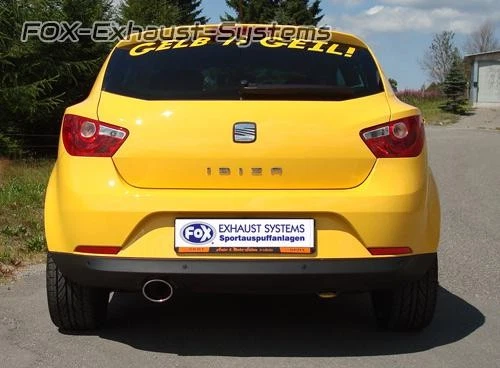 Scarico Sportivo Seat Ibiza 4 Tipo 6J Dal 2008 115x85 Ovale Inclinato - Immagine 2 di 4