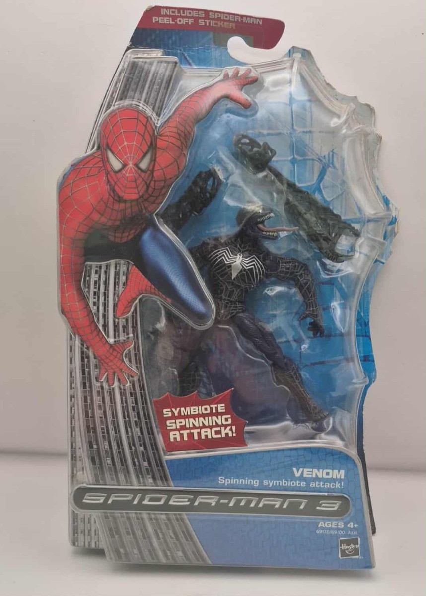 2007 Spider-man 3 Venom Spinning Symbiote Attack Marvel